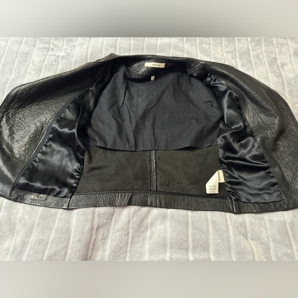 J Brand Black Lambs Leather Jacket Women’s Size XS - Picture 8 of 10